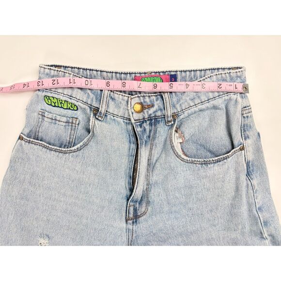 Empyre Jeans Tori Billie Wash Skate Distressed Y2K Size 3 - Picture 5 of 7